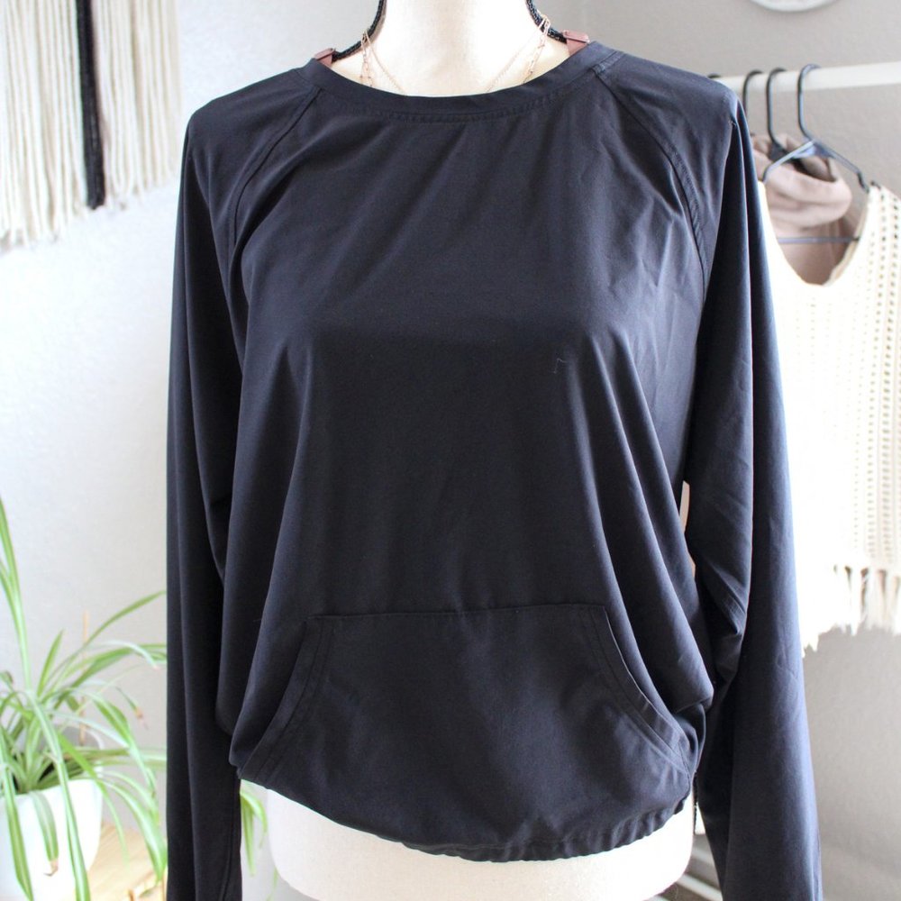 Victoria Secret Sport Long Sleeve Workout Hoodie with Tie and Open Back